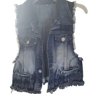 Youth jean.vest